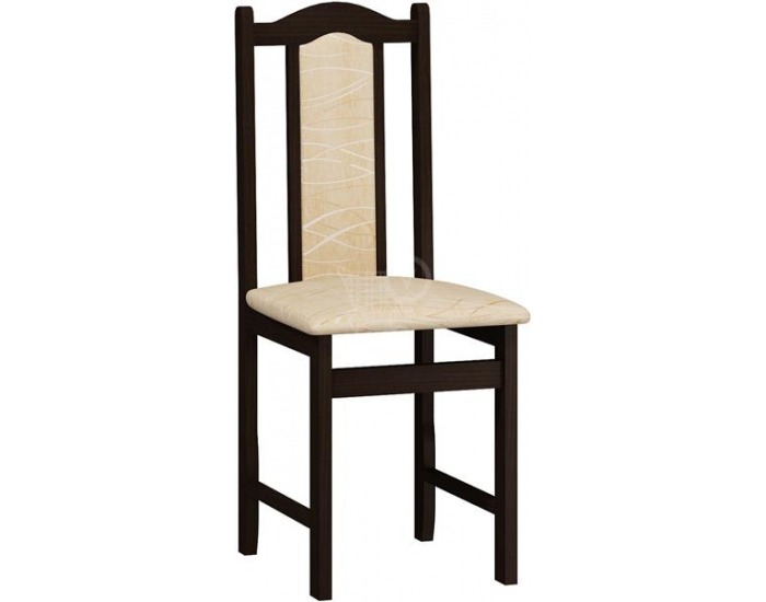 Jedálenská stolička A - wenge / šenil monaco