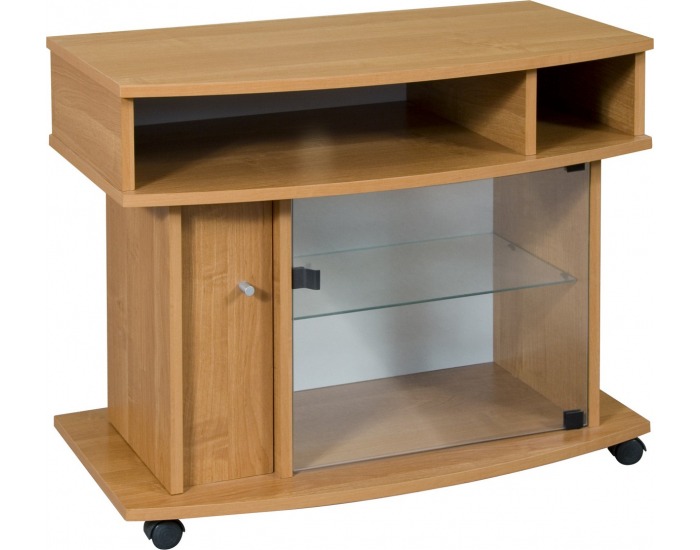 TV stolík na kolieskach Ambasador - jelša