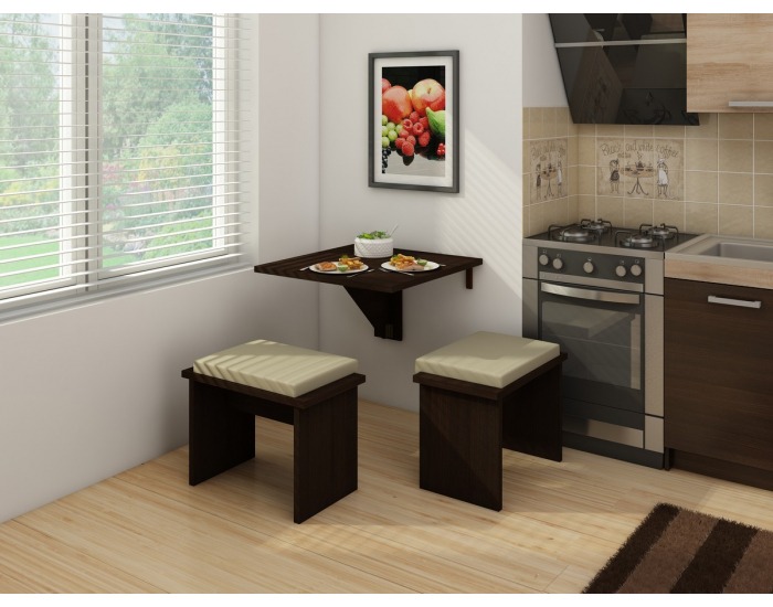 Rozkladací jedálenský stôl Expert 7 - wenge