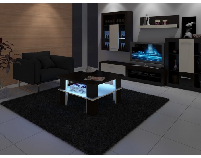 Konferenčný stolík Futura 1 - wenge / krém