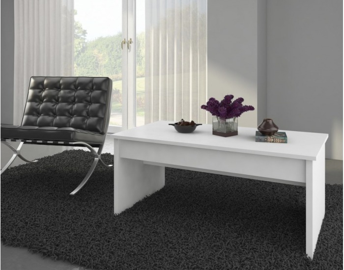 Konferenčný stolík Indila - biela