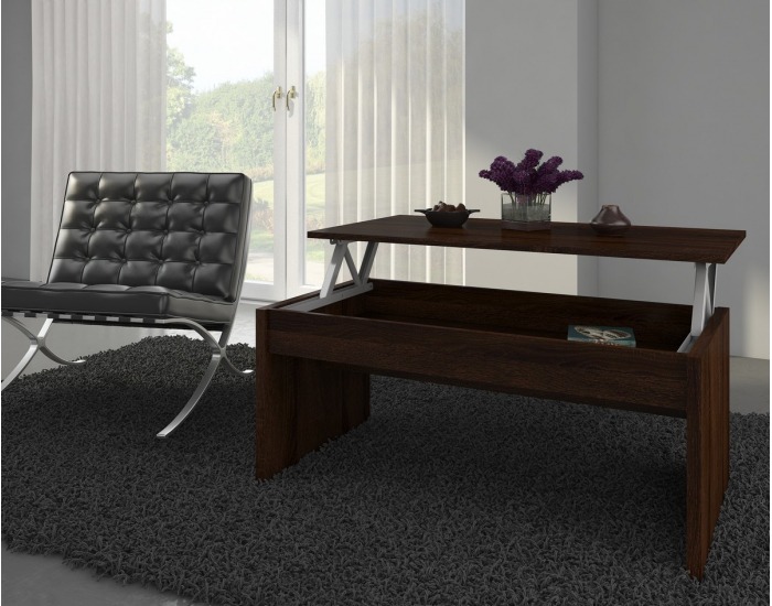 Konferenčný stolík Indila - sonoma tmavá