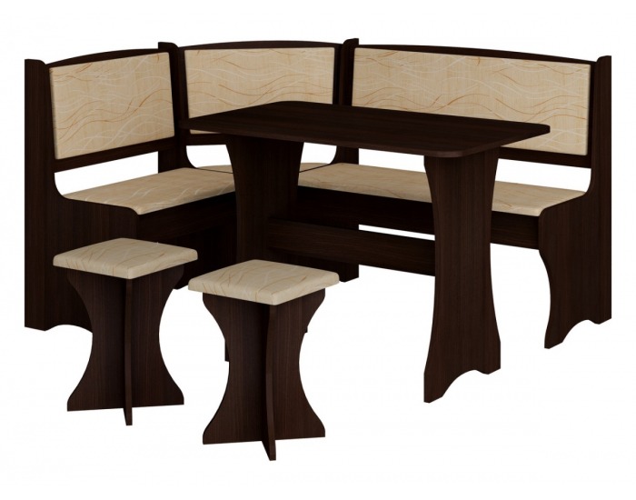 Taburetka ZKU-04 - wenge / šenil monaco