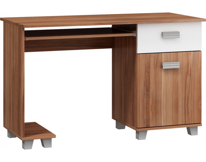 PC stolík Solo - slivka wallis / biela