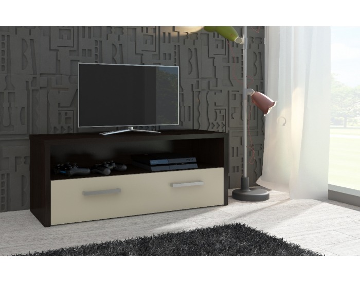 TV stolík Tirana - wenge / krém