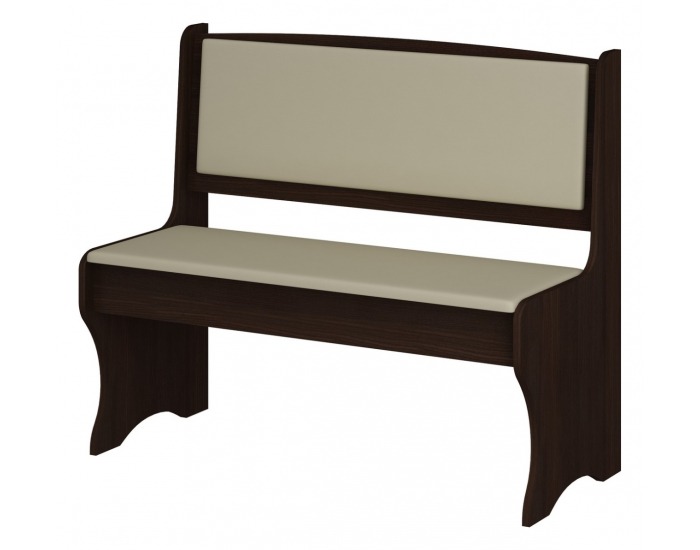 Lavica do kuchyne ZKU-02 - wenge / béžová ekokoža