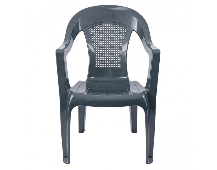 Záhradné stohovateľné kreslo Medro - antracit