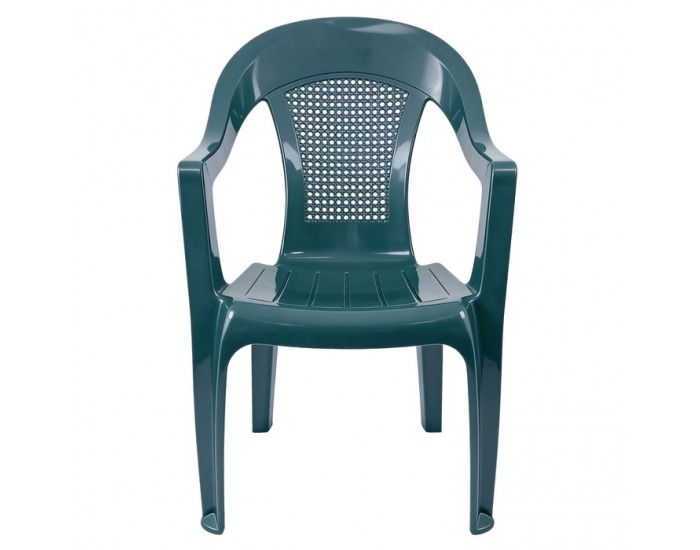 Záhradné stohovateľné kreslo Medro - zelená