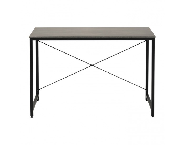 Písací stôl Mellora 120 - betón / čierna