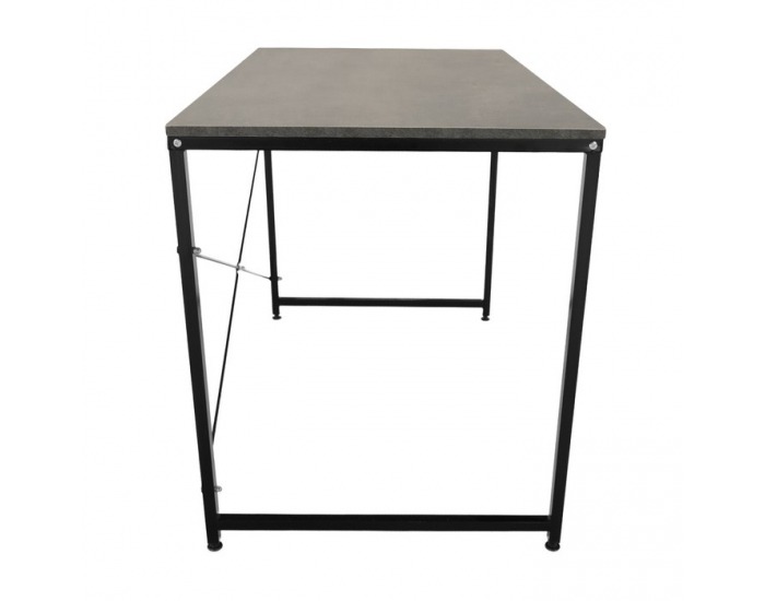 Písací stôl Mellora 120 - betón / čierna