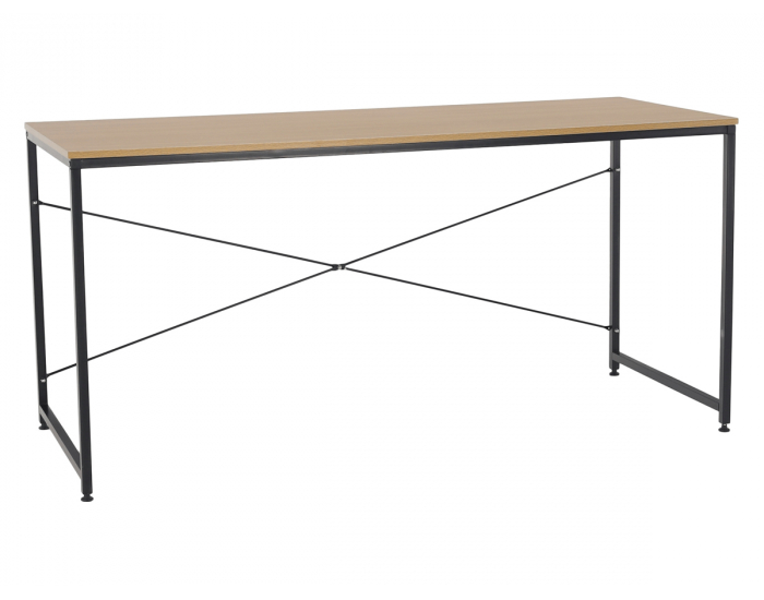 Písací stôl Mellora 150 - dub / čierna