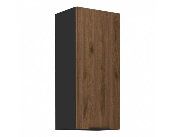 Horná kuchynská skrinka Menzo 40 G-90 1F - čierna / orech