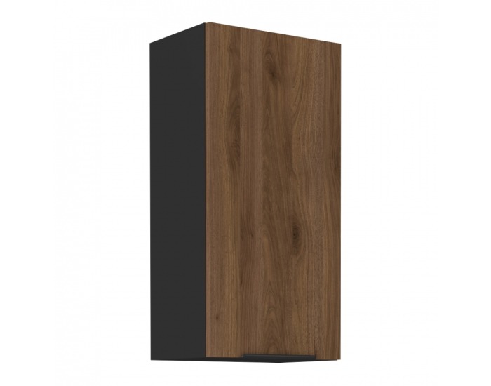 Horná kuchynská skrinka Menzo 45 G-90 1F - čierna / orech