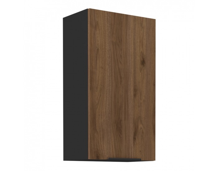 Horná kuchynská skrinka Menzo 50 G-90 1F - čierna / orech