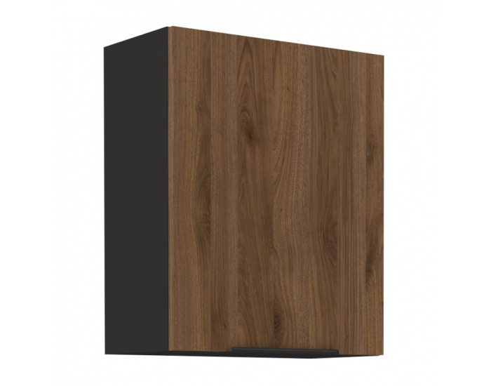 Kuchyňa Menzo - čierna / orech