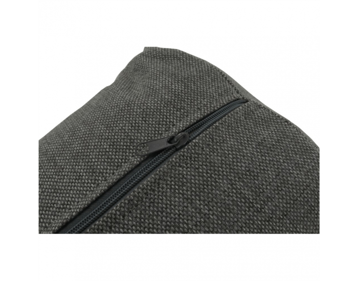 Rohová sedačka s rozkladom a úložným priestorom Mexx L - sivá / čierna