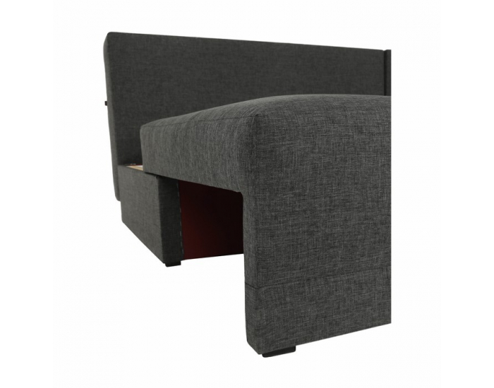 Rohová sedačka s rozkladom a úložným priestorom Mexx P - sivá / vzor