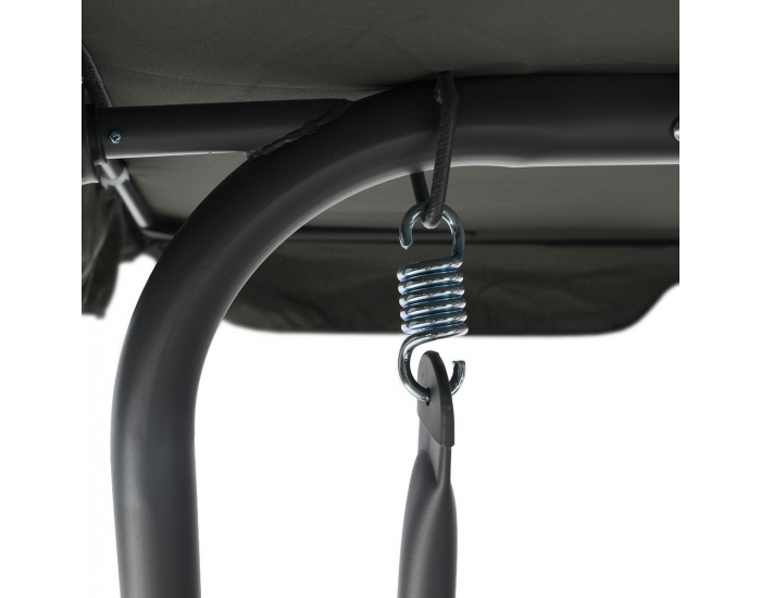 Záhradná hojdačka Mija - tmavosivá