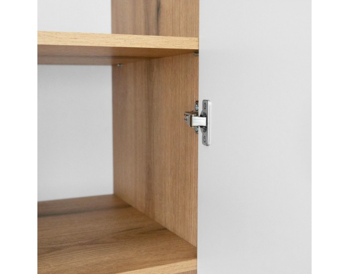 Manželská posteľ s roštom a nadstavcom Milaga 160x200 cm - biela vysoký lesk