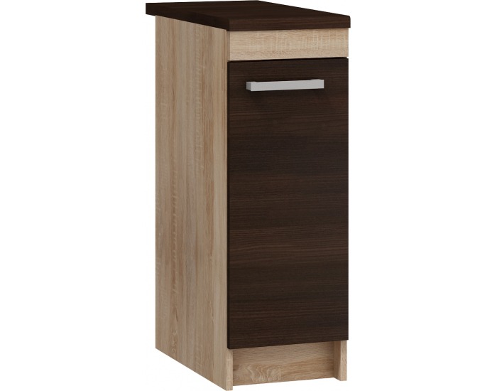 Dolná kuchynská skrinka Milo S30 - sonoma tmavá / sonoma svetlá