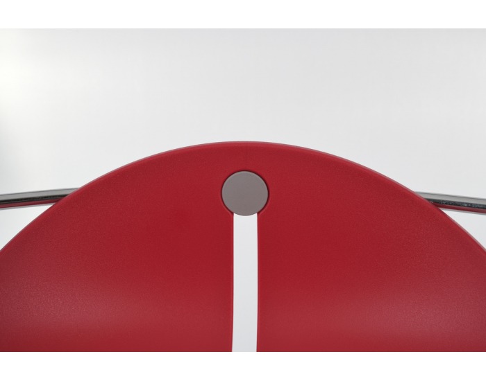 Barová stolička Mineta Hoker 88 - červená / chróm