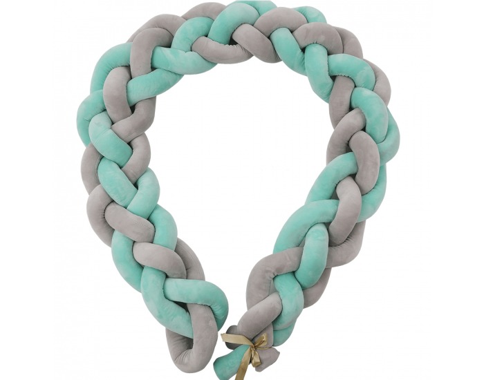 Mantinel do postieľky Minko Typ 1 150 cm - sivá