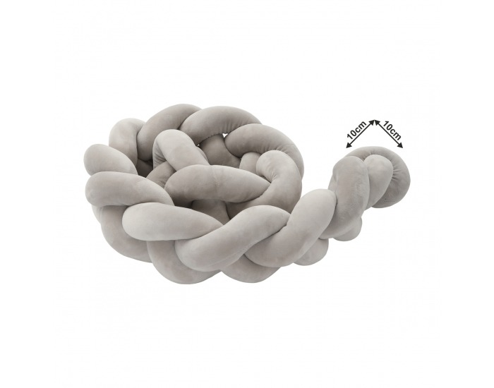 Mantinel do postieľky Minko Typ 1 150 cm - sivá