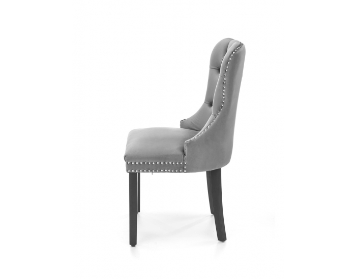 Jedálenská stolička Miya - sivá / čierna