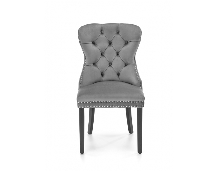 Jedálenská stolička Miya - sivá / čierna