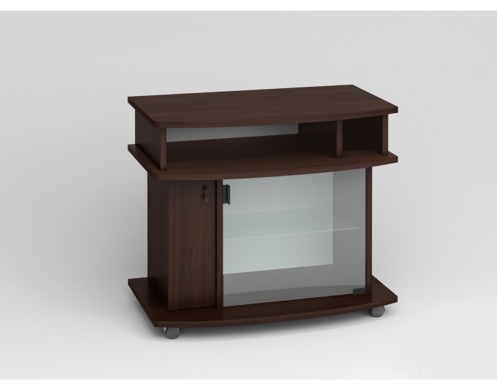 TV stolík na kolieskach Ambasador - wenge