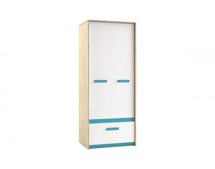 Šatníková skriňa Best 2 2D - breza