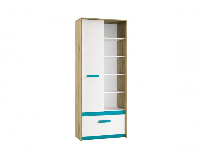 Regál Best 3 - breza / levanduľová