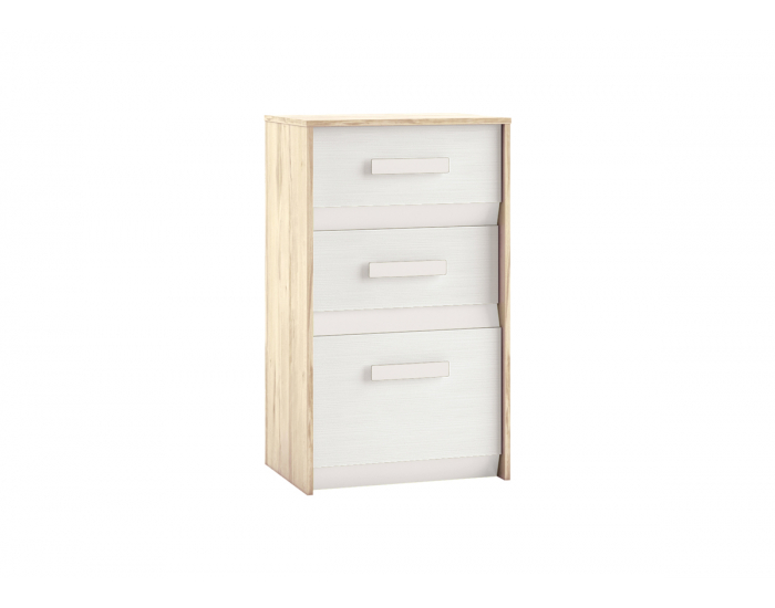 Komoda Best 10 - breza / biela linea