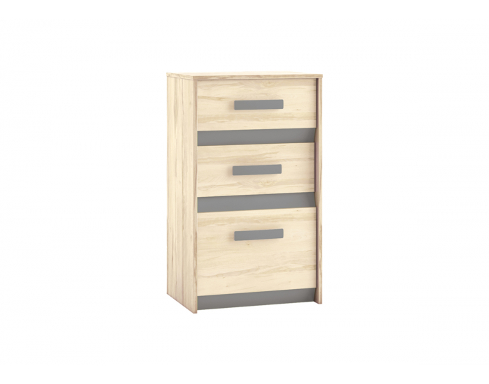 Komoda Best 10 - breza / biela linea