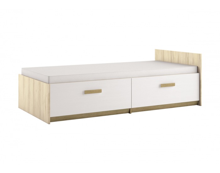 Detská posteľ s roštom Best 17 90 - breza / biela linea