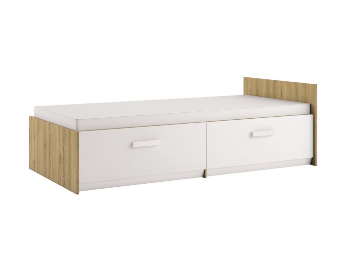 Detská posteľ s roštom Best 17 90 - breza / biela linea