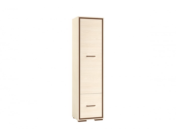 Policová skriňa Bonti 6 - jaseň eko / ružová