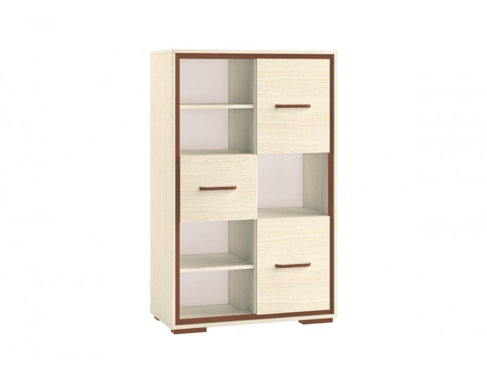 Regál Bonti 7 - jaseň eko / ružová