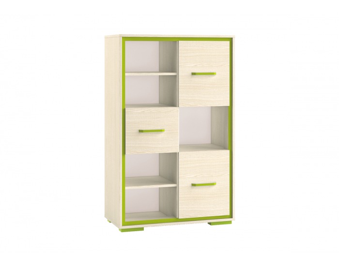 Regál Bonti 7 - jaseň eko / ružová