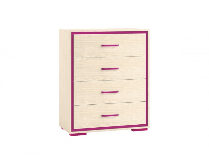 Komoda Bonti 9 - jaseň eko / ružová