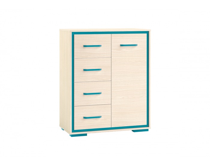 Komoda Bonti 12 - jaseň eko / tyrkysová
