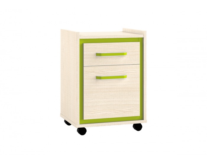 Kontajner na kolieskach Bonti 14 - jaseň eko / ružová