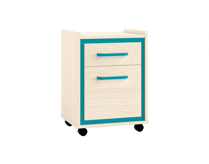 Kontajner na kolieskach Bonti 14 - jaseň eko / ružová