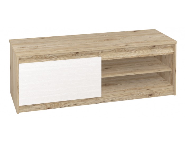 TV stolík Fjord F 8 - dub San Remo / biela linea