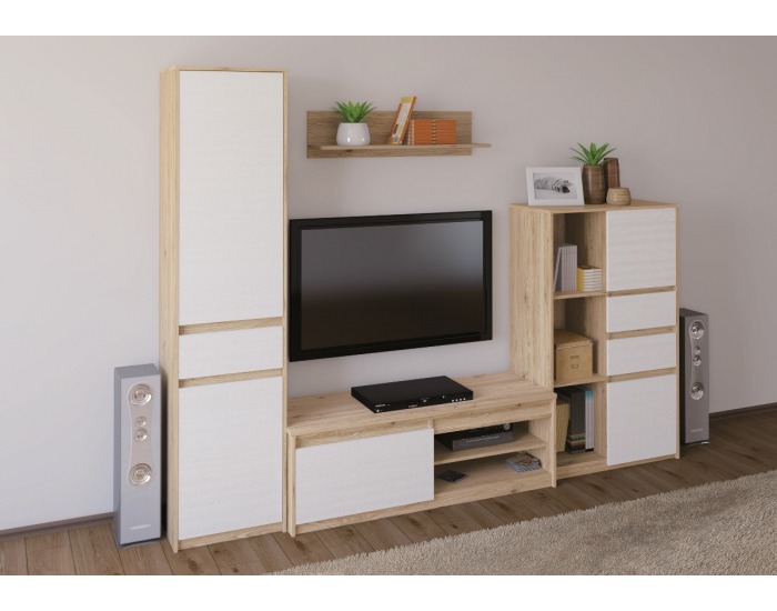 Skrinka Fjord F 2 - dub San Remo / biela linea