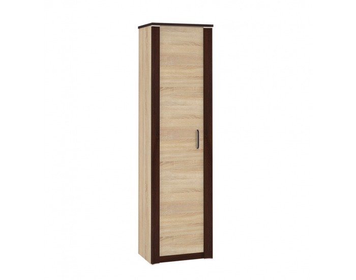 Šatníková skriňa Ksawery 1 L - sonoma svetlá / sonoma tmavá