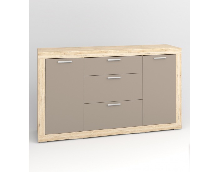 Komoda Modern 8 - dub San Remo / grafit