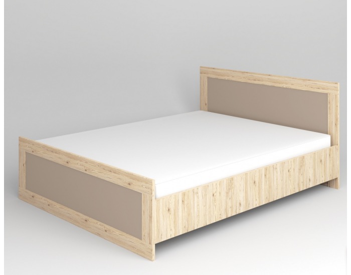 Posteľový rám Modern 16 160 - dub San Remo / grafit