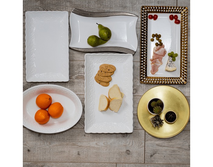 Servírovací tanier Modaf Typ 1 - biela