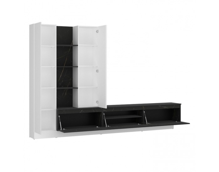 Obývacia stena Modeta - biela alpská / san sebastian